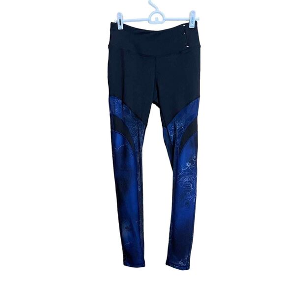 Calia Carrie Underwood Blue Floral Leggings‎ with Mesh Size S - Picture 1 of 10